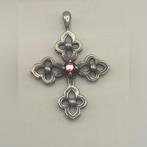 ⭐️JAMES AVERY⭐️ Small Ruby Cross Pendant